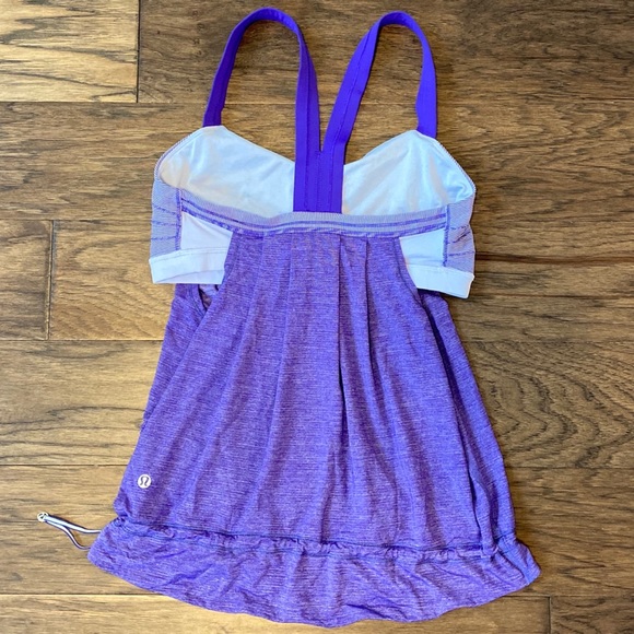Size 8 Lululemon Bruised Berry Rest Less Tank - Picture 2 of 8